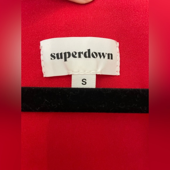 superdown Mercy Polka Dot Dress in red (S) - Picture 7 of 7